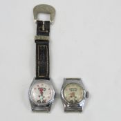 2 Hopalong Cassidy Watches- 1 working