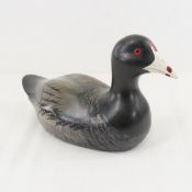 Sherry Heitz LE Carved Coot duck decoy