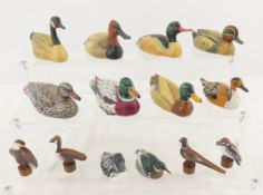 5 Anri Wildlife miniature decoys & figures