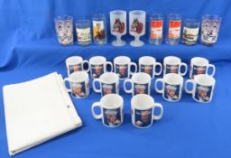 Collector Glasses, Land O'Lakes Mugs & Banner