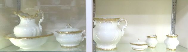 Antique Wash Set with Thunder Jug & Lids