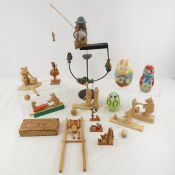 Wood toys, nesting dolls & more