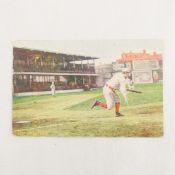 1907 Morgan Stationary Red Belt Baseball Postcard