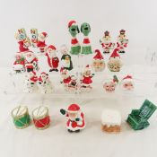 Vintage Christmas Salt & Pepper Shakers