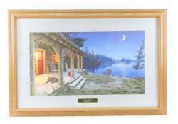 Simple Pleasures print by Darrell Bush framed