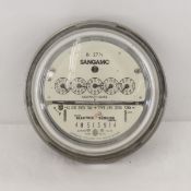 Electric meter with Reddy Kilowatt