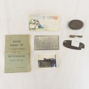 Civil War Rifle Plate, Watchman's Key & More