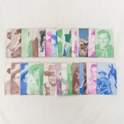Over 40 Western Stars Penny Arcade Cards