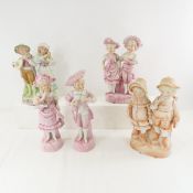 Vintage ceramic figurines