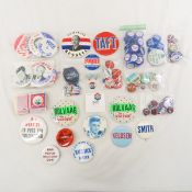 Vintage Political Campaign Pinback Buttons