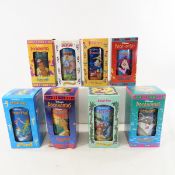8 Disney Collector Glasses in Original Packaging