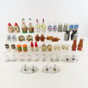 Vintage Salt & Pepper Shakers, Ceramic Wood & More