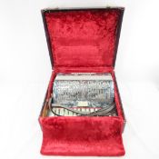 Vintage Titano 34 Key Piano Accordion in Case