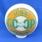 Co Op Gasoline Pump Globe