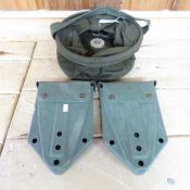 2 Entrenching Tools & Hanging Shower Pail