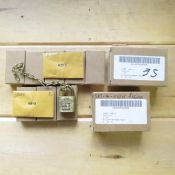 8 USGI Brass Padlocks with keys