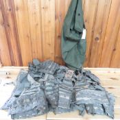 15 Load carrying vests (LCV) in duffel bag