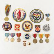 US Military patches and medals WWII - Vietnam