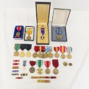 US Military medals including Purple Heart