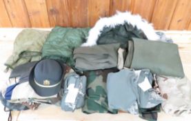 34 pieces, Assorted USGI Uniforms & Caps