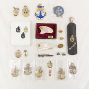 USN insignia and sweetheart pins