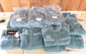 13 Green Polartek Fleece Jackets