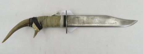 Bowie Knife with Deer Antler handle