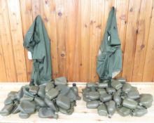 88 2 & 1qt Canteens with 2 duffel bags