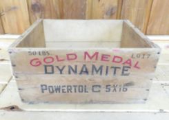 50 lb Gold Medal Dynamite Wood Box
