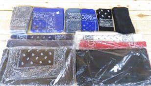 18 dozen bandanas