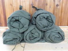 5 Intermediate Down-filled sleeping bags