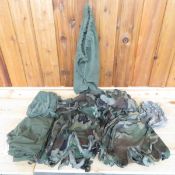 3 Laundry Bags with 38 M1 Helmet Covers