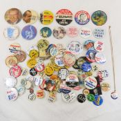 Vintage political buttons, lots of Richard Nixon