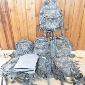 7 Assault Packs with extra stiffeners