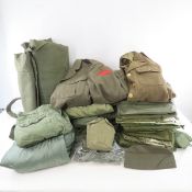 US Military clothing, jackets, pants, liners, bag