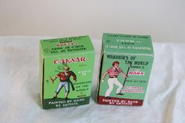 2 Marx Warriors of the World in Boxes