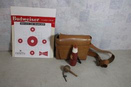 Budweiser Sight in Target & Leather Bag w/ Tools