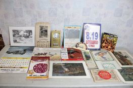 Ephemera Calendars, Sports Programs & Other