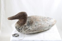 Antique Wood Duck Decoy 14
