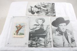 Roy Rogers Arcade Cards & Smaller Card