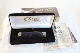 CASE XX 2020 CCC Blue Smoke Kirinite Trapper Knife