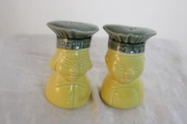 Cardinal China USA Oriental Salt & Pepper Shakers