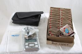 Gun Powder Scale, 45 Old Style Beer Adv. Matchbook