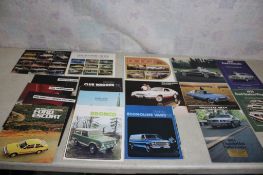 1970's & 1980's Automobile Sales Brochures