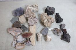 Assortment of Collectible Rocks & Other 18+ Lbs.