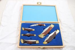 Frontier Imperial Double Eagle Folding Knife Set