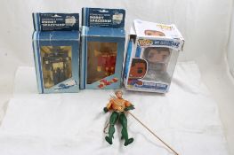 2 Robot/ Spaceship Figures NIP, Aquaman DC Comics