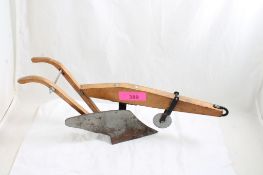 Wood & Metals One Bottom Plow Handmade 20