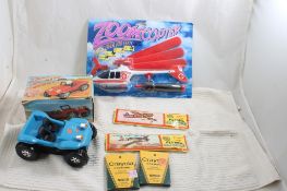 NIP Toys Battery Op Buggy, WW2 Gliders, Crayons