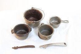 Cast Iron Salesman Samples Pots & Pans